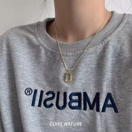 Abstract Pendant Necklace
