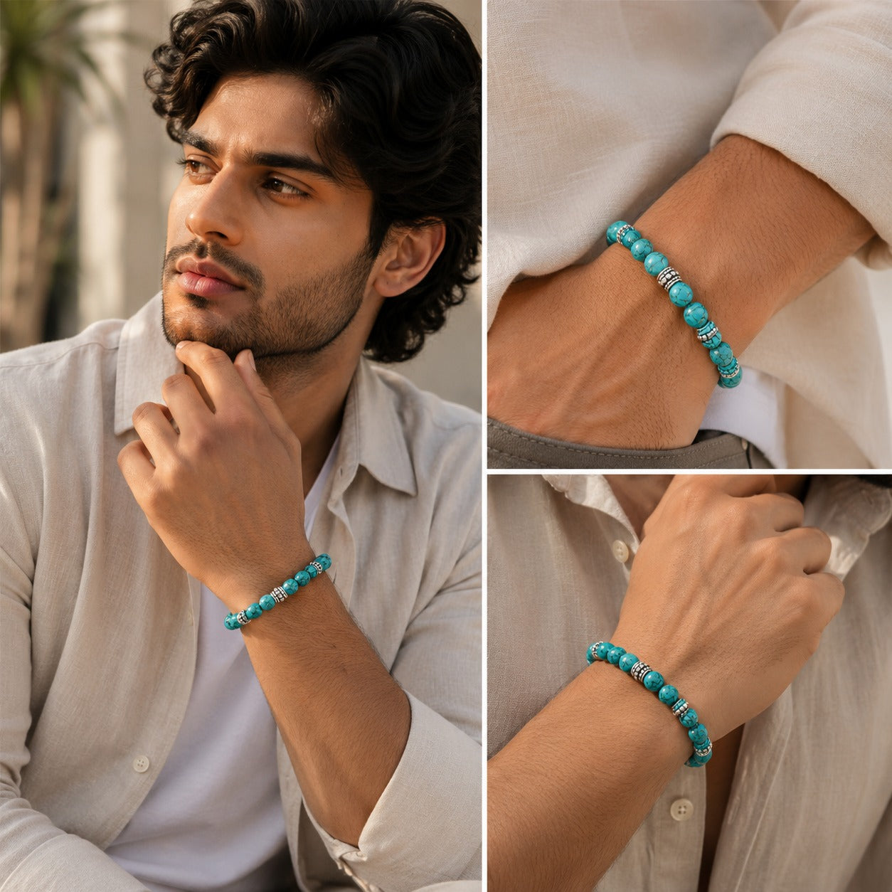 Turquoise Howlite Bracelet