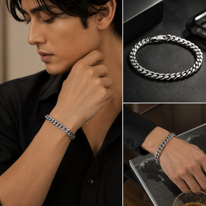 Stainless Steel Cuban Bracelet