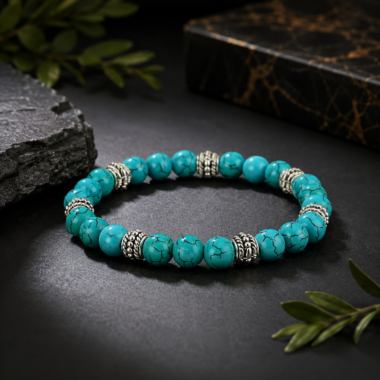 Turquoise Howlite Bracelet