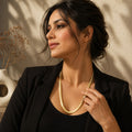 Gold Snake Chain Necklace